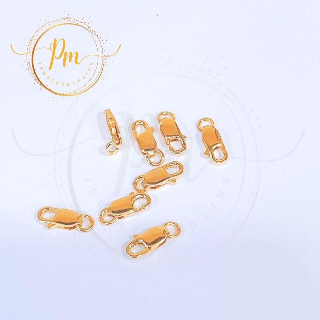 ตะขอก้ามปู PM.JEWELRY สร้อยคอ ทองคำแท้18K 75% น้ำหนัก 0.62 กรัม (ทอง) มีใบรับประกันจากทางร้าน