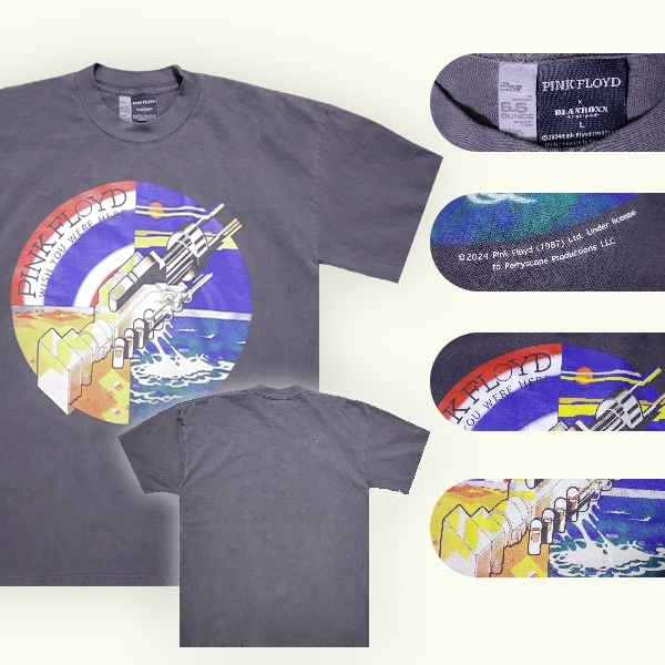 BLAXROXX | PINK FLOYD THAILAND | [PF0014-LA] | เสื้อยืดคอกลม แขนสั้น | สกรีนลายคมชัด ไม่หลุดลอก | Los Angeles App