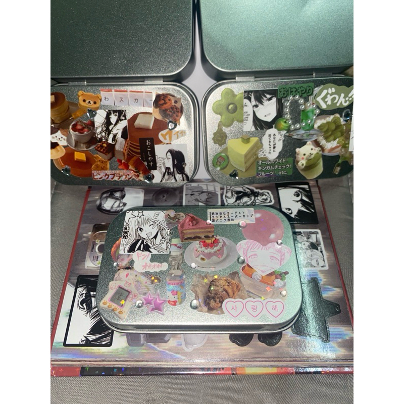 🐰ྀི 🍥กล่องเหล็กใส่ของ tin wallet ⋆ 𐙚 ̊.💞