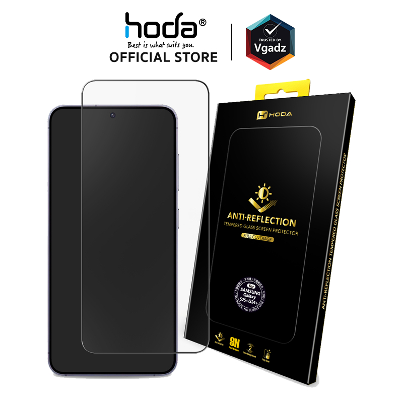 Hoda - ฟิล์มกระจกสำหรับ Galaxy S25 Plus / S25 Ultra รุ่น Anti-Reflection (AR) Tempered Glass