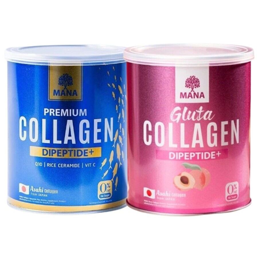 MANA PREMIUM COLLAGEN + Gluta Collagen บู้สผิวใส บำรุงกระดูก ปลุกผิวออร่า (เลือกโปรได้)