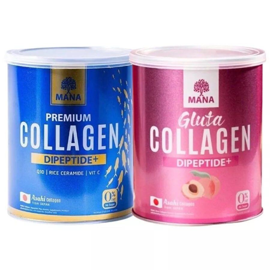 MANA PREMIUM COLLAGEN + Gluta Collagen บู้สผิวใส บำรุงกระดูก ปลุกผิวออร่า (เลือกโปรได้)