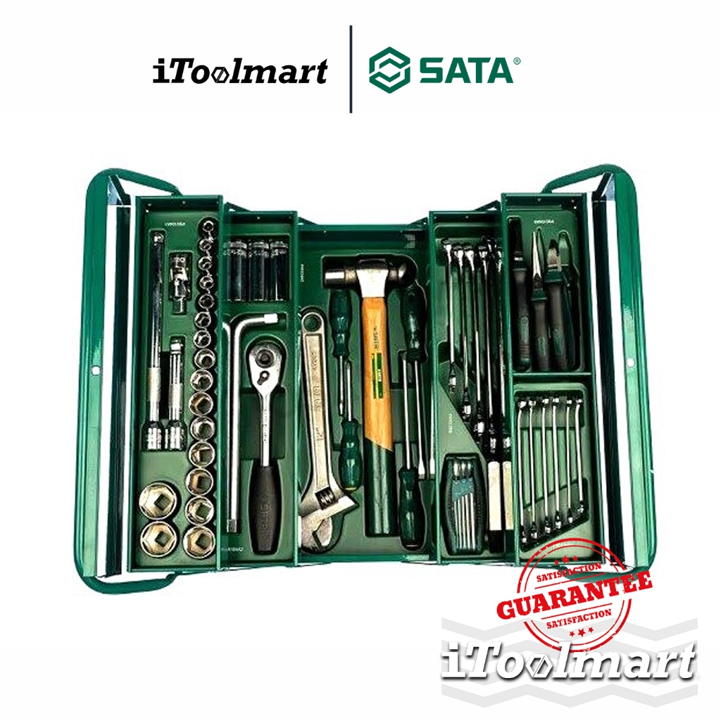 ชุดเครื่องมือช่าง 70ชิ้น 6PT. SATA 95104A70-6