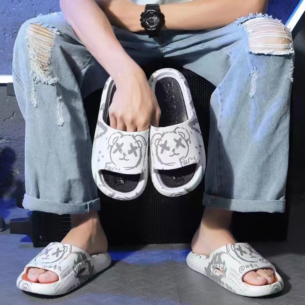 รองเท้าแตะกันลื่นสำหรับฤดูร้อน สวมใส่สบาย