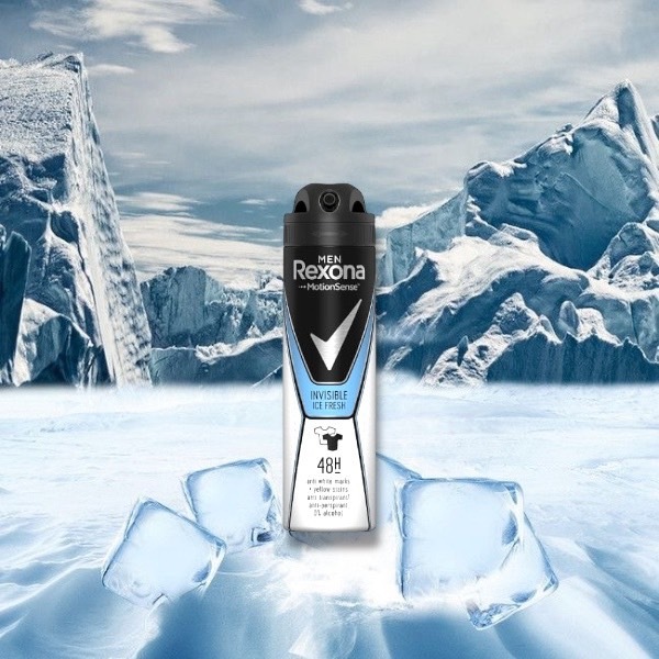 Rexona Men deodorant spray Invisible Ice fresh 200ml
