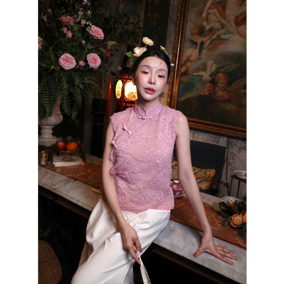 VN5600 >> 📸 VENUS QIPAO VEST SHIRT 📸