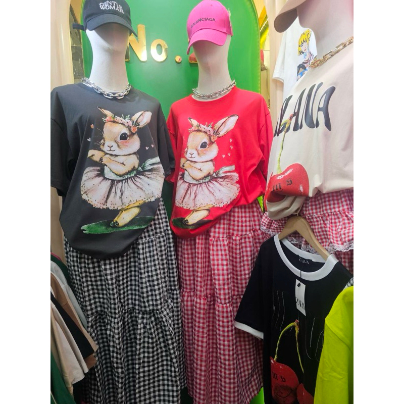 SIS.ON | พร้อมส่ง Oversize เสื้อยืดโอเวอร์ไซส์ No.23 กระต่าย