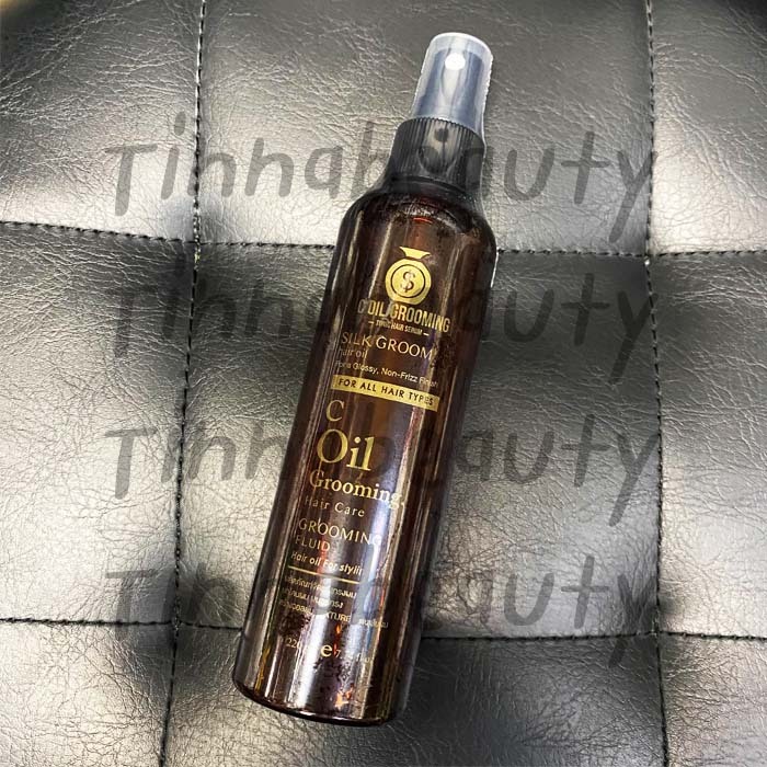 C Oil Grooming สเปรย์เซ็ตผม ยกโคน เพิ่มวอลลุ่ม 220 มล. (แพ็คเกจใหม่)