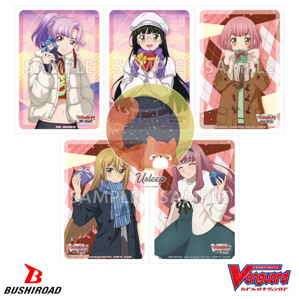 Bushiroad Sleeve Collection Mini Extra Cardfight!! Vanguard : Nao Inabe, Mikoto Saito, Haneyama Urar