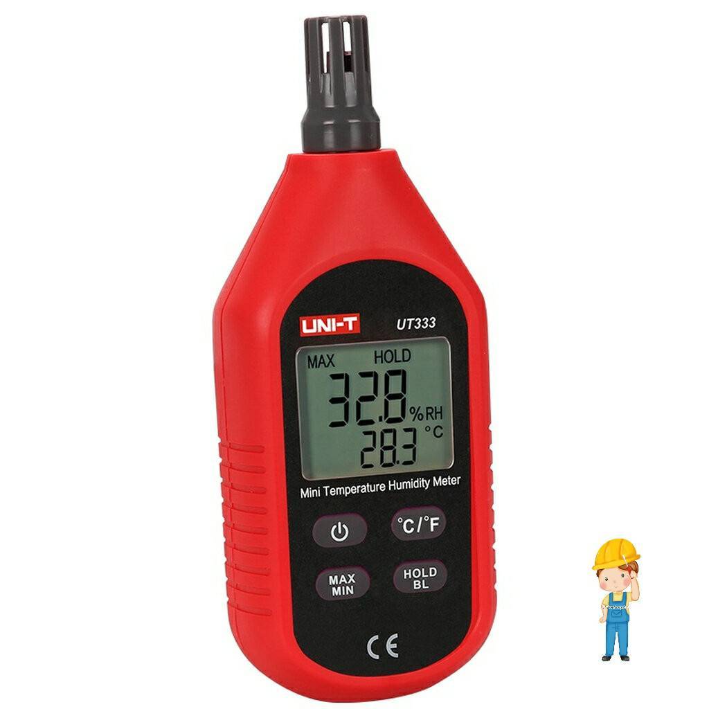 UNI-T UT333 เครื่องวัดความชื้นสัมพันธ์ อุณหภูมิแบบดิจิตอล เครื่องวัดความชื้นอากาศ วัดความชื้น วัดอุณหภูมิ
