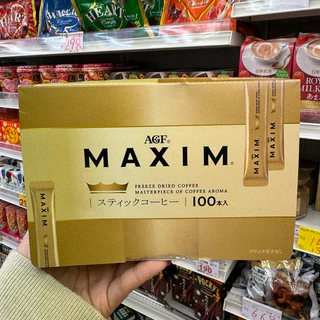 ‼️ของแท้จากญี่ปุ่น‼️AGF Coffee MAXIM 100 ซอง แบรนด์นี้เป็นที่สุดของกาแฟจากญี่ปุ่น เข้มข้นและหอมลงตัว รสชาติที่กลมกล่อม
