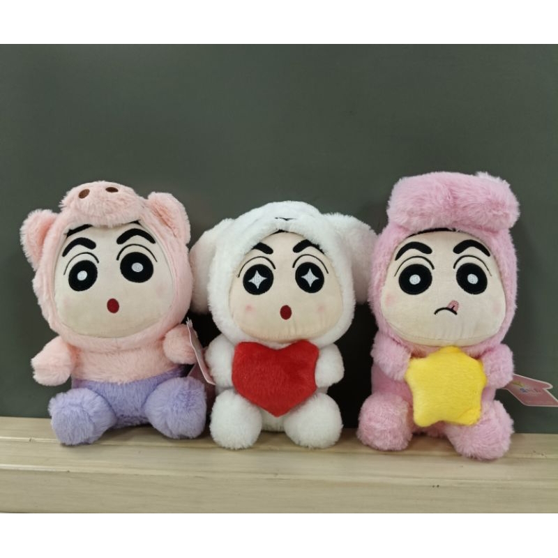 ตุ๊กตาชินจัง ขนนุ่มๆน่ารักๆ ขนาด 8 นิ้ว มีหลายแบบให้เลือกสะสม