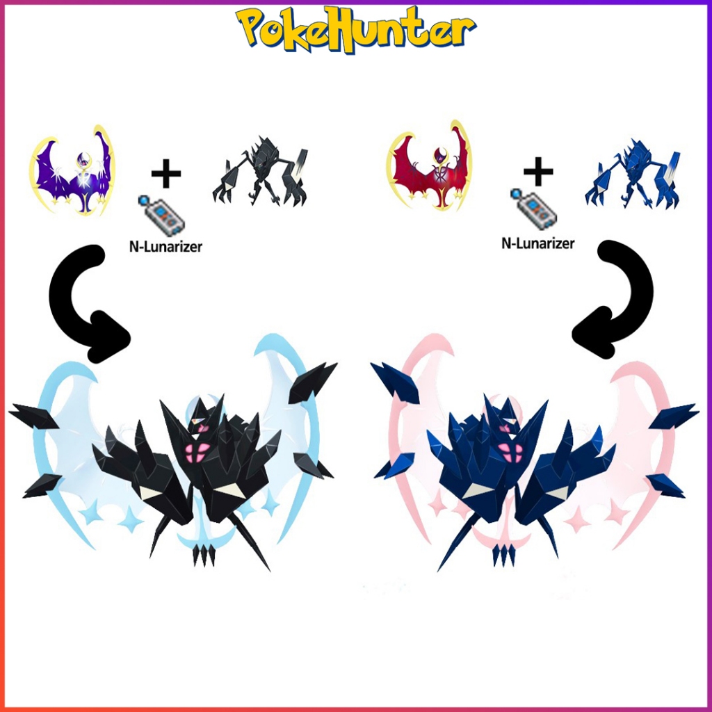 Pokemon Legendary & Mythical - Solgaleo Lunala Necrozma