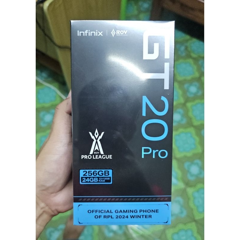 infinix 20 pro gt (12/256) มือหนึ่งยังไม่เเกะซีล