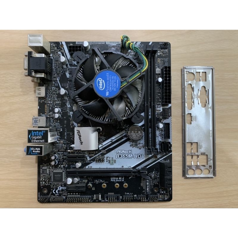 CPU INTEL CORE I3 9100F + ASRock B365M-HDV M.2