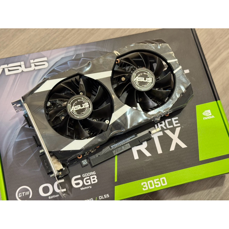 RTX3050 6GB Asus ของใหม่ แกะเช็คสินค้าอย่างเดียว ประกันร้าน 1 เดือน ไม่ต่อไฟเพิ่ม