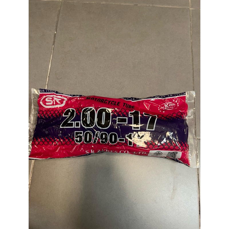 ยางใน SR รถมอเตอร์ไซค์ เบอร์ 2.00 ขอบ 17 ยางคุณภาพดี(YN-20017-C1)