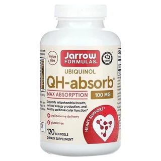 พร้อมส่ง Jarrow Formulas Ubiquinol QH-Absorb 100 mg & 200 mg CoQ10 ที่ดีที่สุด Co enzyme q10