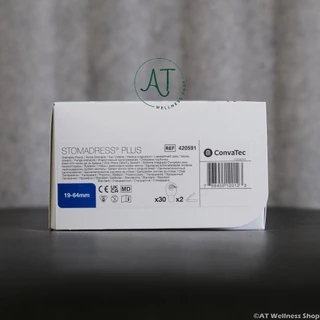 Convatec Stomadress Plus ถุงเก็บอุจจาระพร้อมแป้นในตัว แบบชิ้นเดียว ขนาด 19-64 มม. (ราคาต่อ 1 ชิ้น)(Price per 1 piece)