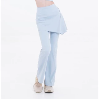 Lunar Gymwear - Ginie Flare Pant - กางเกงออกกำลังทรงขาม้าผ้าคลุมกระโปรง เก๋ๆไม่ซ้ำใคร