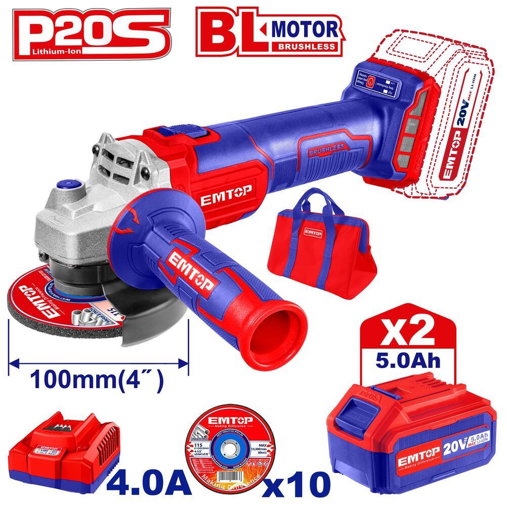 EMTOP เครื่องเจียรไร้สาย ELAG2010082