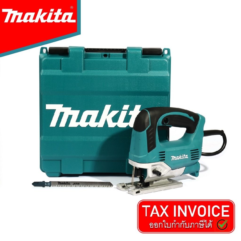 MAKITA เลื่อยจิ๊กซอว์ปรับรอบแบบเตะ B-TYPE กำลังไฟ 650 วัตต์ รุ่น JV0600K ความยาวช่วงชัก 23 มม.
