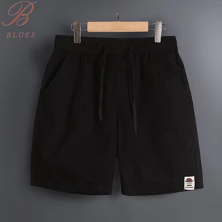 B BLUES กางเกงขาสั้น สไตล์เกาหลี มีกระเป๋าด้านหลัง แฟชั่นฤดูร้อน สําหรับผู้ชาย สินค้าตัวใหม่กางเกงขาสั้นชาย ผ้าดี