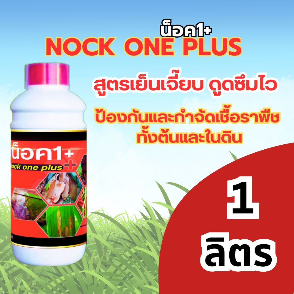 น็อควันพลัส N1+ ขนาด 1 ลิตร สูตรยาป้องกันและกำจัดเชื้อราพืช ยารา ฟิวซาเรียม ราใบติด ใบไหม้