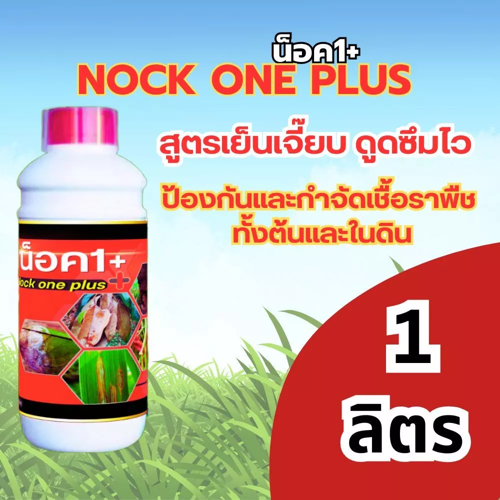 น็อควันพลัส N1+ ขนาด 1 ลิตร สูตรยาป้องกันและกำจัดเชื้อราพืช ยารา ฟิวซาเรียม ราใบติด ใบไหม้