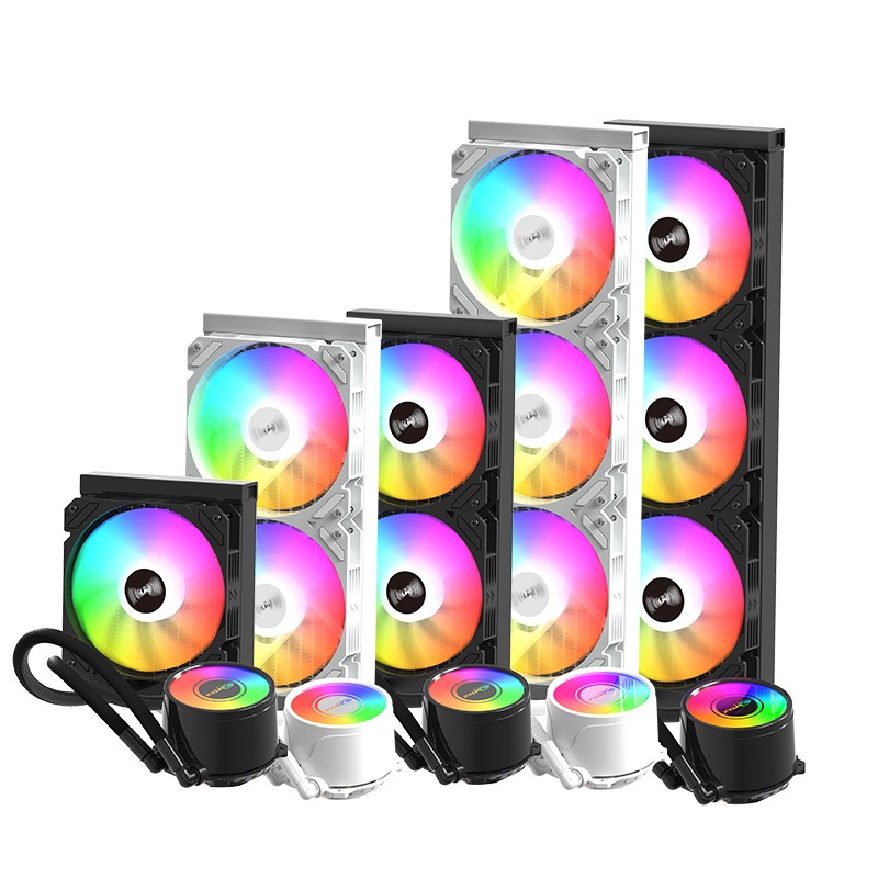 SUMTAX ชุดน้ำระบบปิด Tsunami SL-360 240 120 Unlimited Deep Space Lighting ARGB Multi-platform CPU Liquid Cooler รับประกั