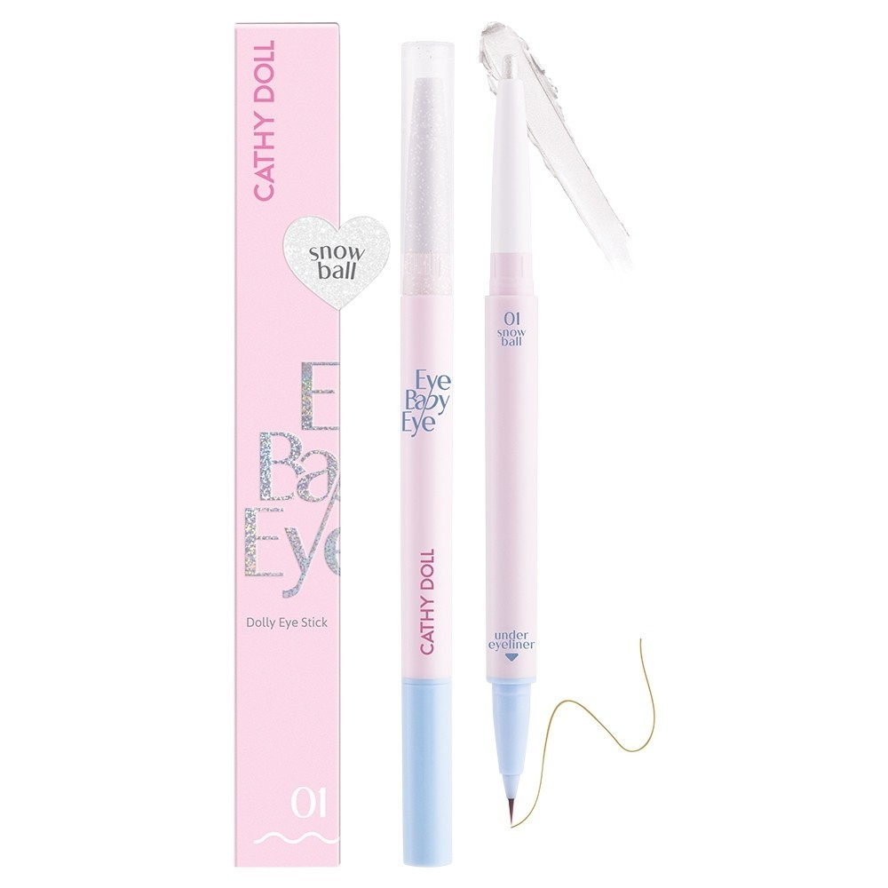 เคที่ดอลล์ อายเบบี้อาย ปากกาดอลลี่อาย 0.2g+0.3ml Cathy Doll Eye Baby Dolly Eye Stick