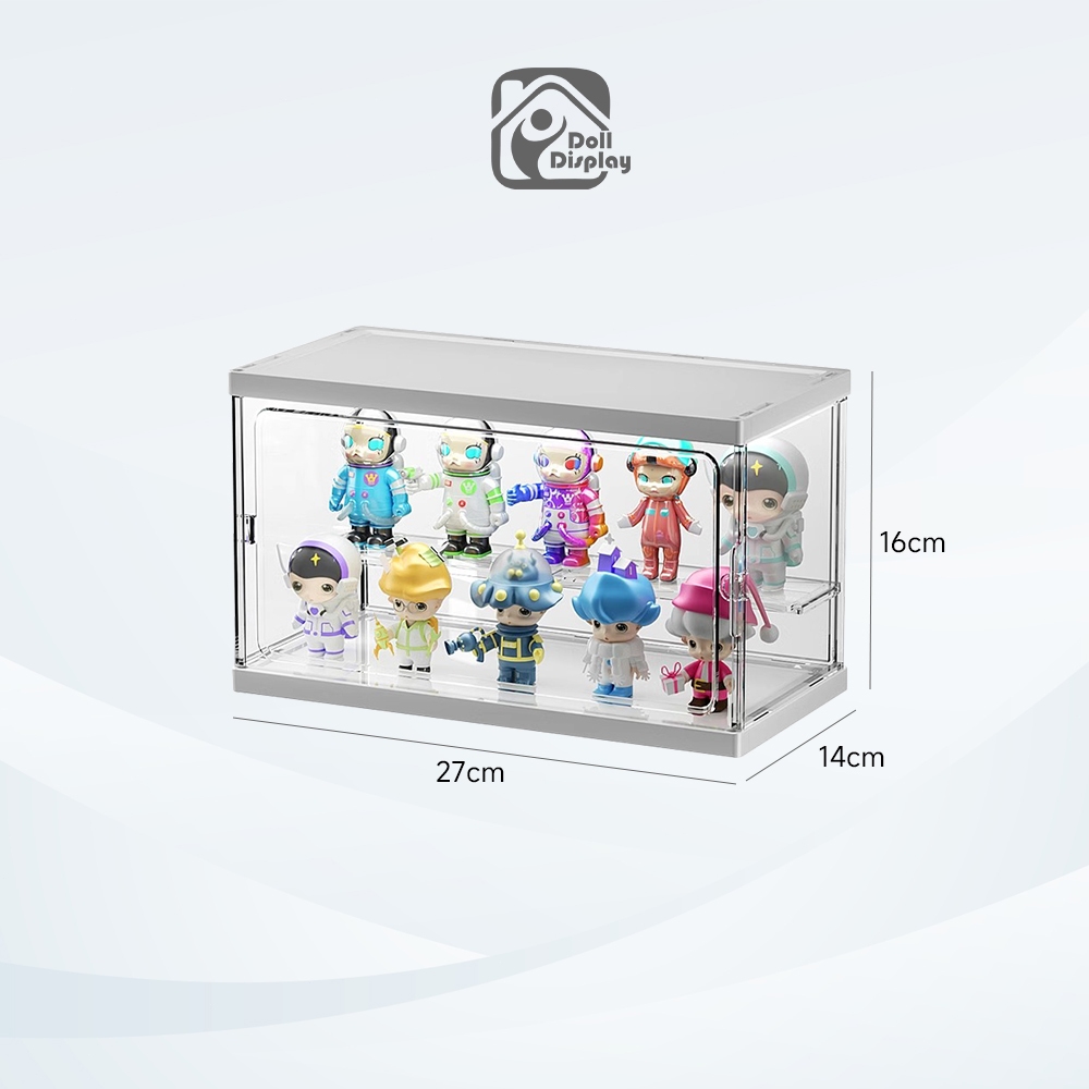 กล่องใส่โมเดล Molly กล่องใส่ art toy กล่อง พลาสติกอย่างดี ป้องกันการเกิดออกซิเดชัน ตู้โชว์ห้องนอนห้องนั่งเล่น