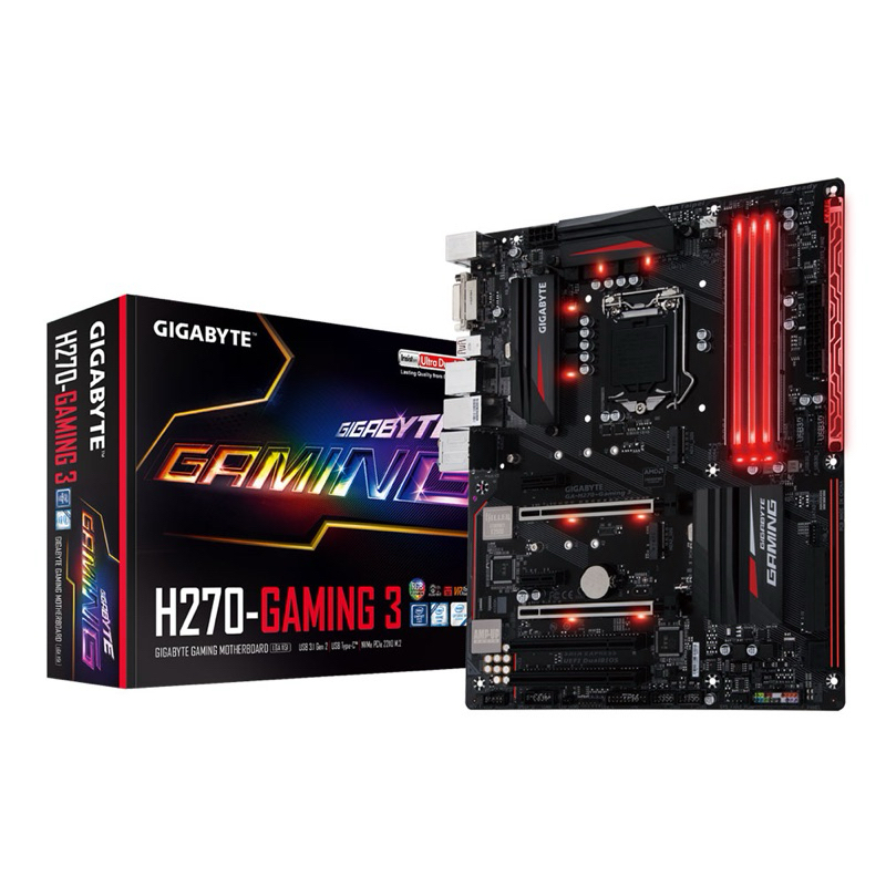 MAINBOARD (เมนบอร์ด) 1151 GIGABYTE GA-H270-Gaming 3