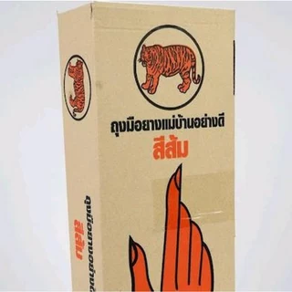 (12คู่)ถุงมือยางแม่บ้าน ตราเสือ ของแท้ ใช่งานได้อเนกประสงค์ หนา สินค้าส่งตรงจากโรงงาน พร้อมจัดส่ง