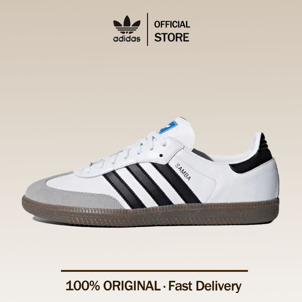 Adidas Clover Samba Joint Retro Moral Training รองเท้าผู้ชายและผู้หญิงคู่รองเท้ารองเท้าผ้าใบฤดูร้อน