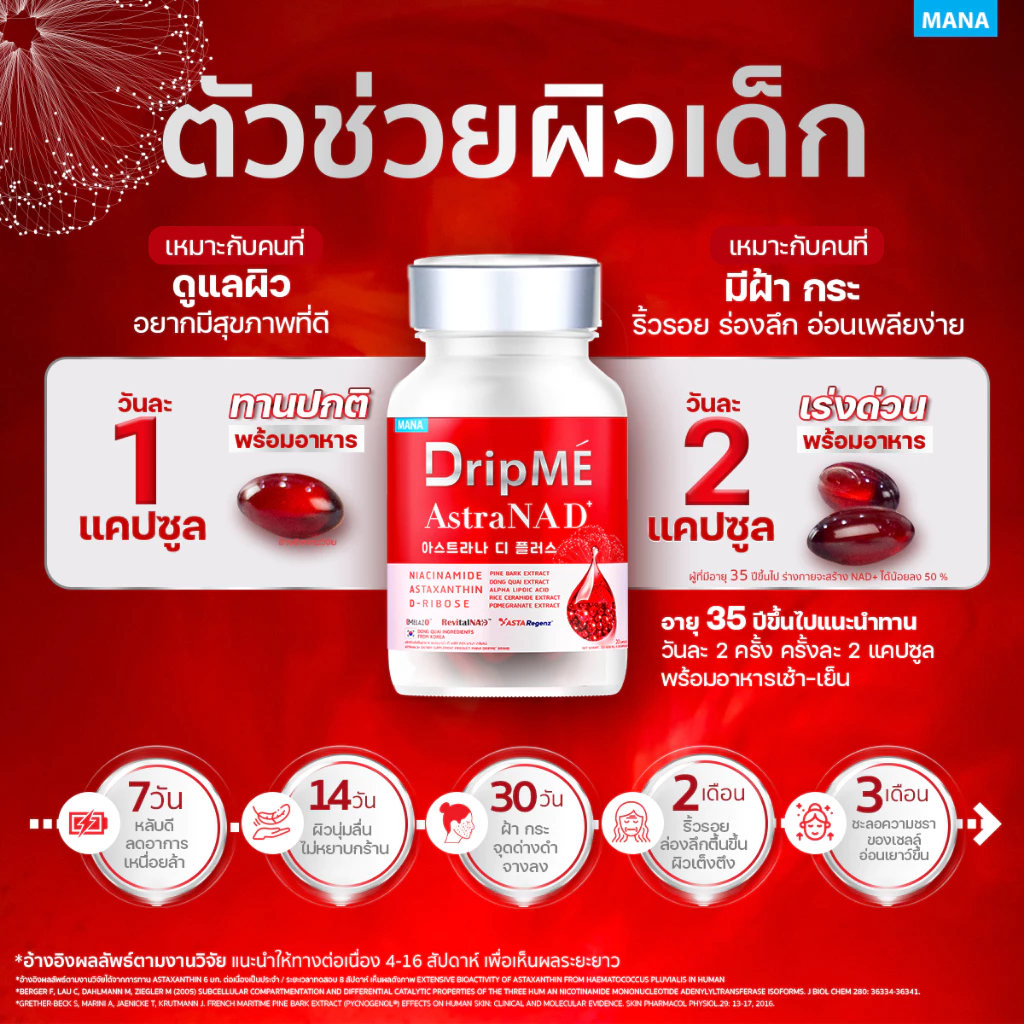 MANA DripMe AstraNAD+ มานา ดริปเม่ ฟื้นฟูผิว thumbnail 6