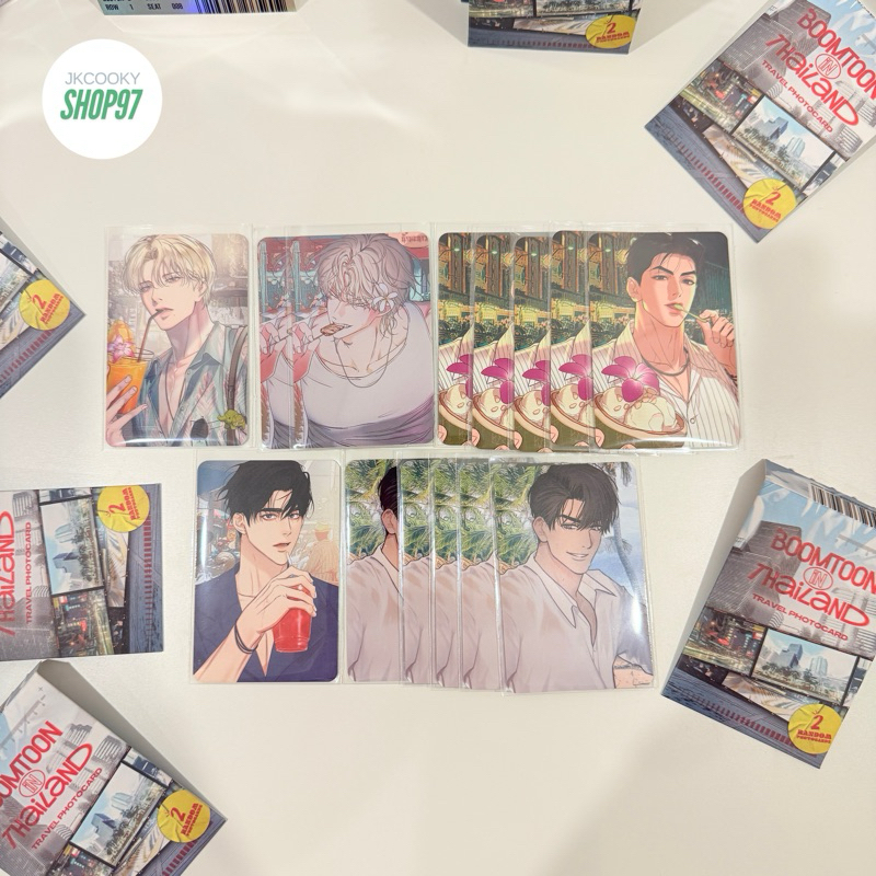 พร้อมส่ง การ์ด BOOMTOON IN THAILAND 2025 : TRAVEL PHOTO CARD การ์ดสุ่ม ของแท้ 100%