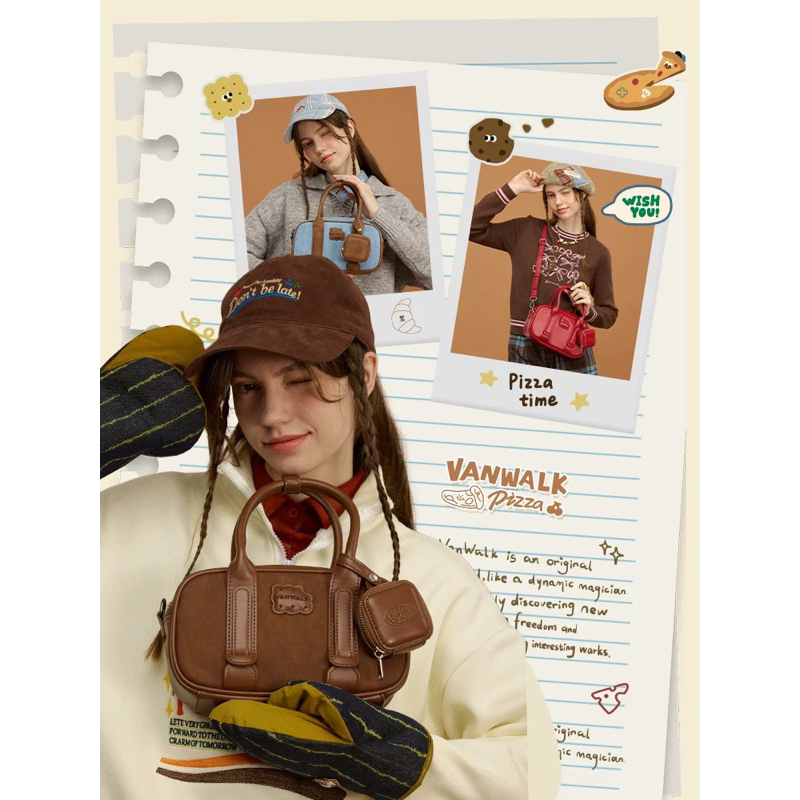 กระเป๋าสะพาย VANWALK รุ่น VANWALK PIZZA | พรีออเดอร์จากช็อปแท้ 💯💯