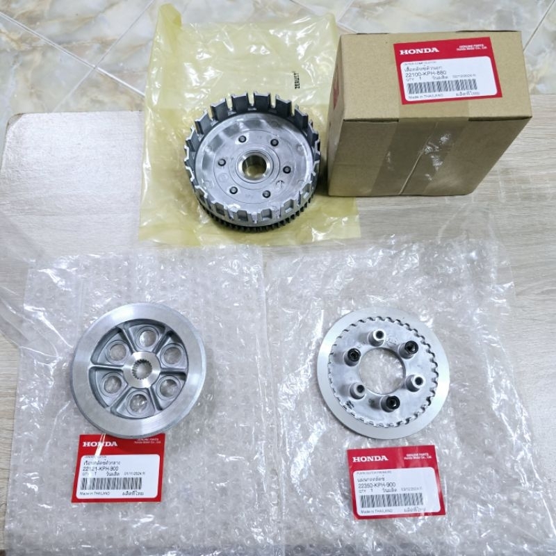 รวมชุดครัช(3ชิ้น)[22100-KPH-880][22350-KPH-900][22121-KPH-900]แท้ศูนย์/wave125i.r.s/wave125X/ดรีม125