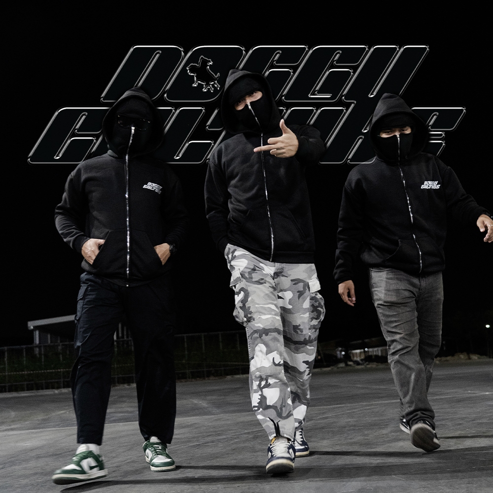 Uk Drip (สินค้าในไทยพร้อมส่ง)เสื้อ hoodie zipp balaclava by doggyculture เสื้อฮู๊ดดี้ปิดหน้า กำลังเป