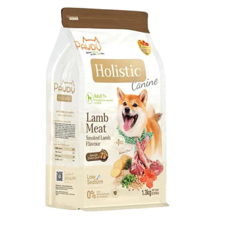 Pawdy Holistic Smoked Lamb 2.5 และ 8 กิโลกรัม สำหรับสุนัขโต อายุ 1 ปีขึ้นไป สูตรเนื้อแกะรมควัน