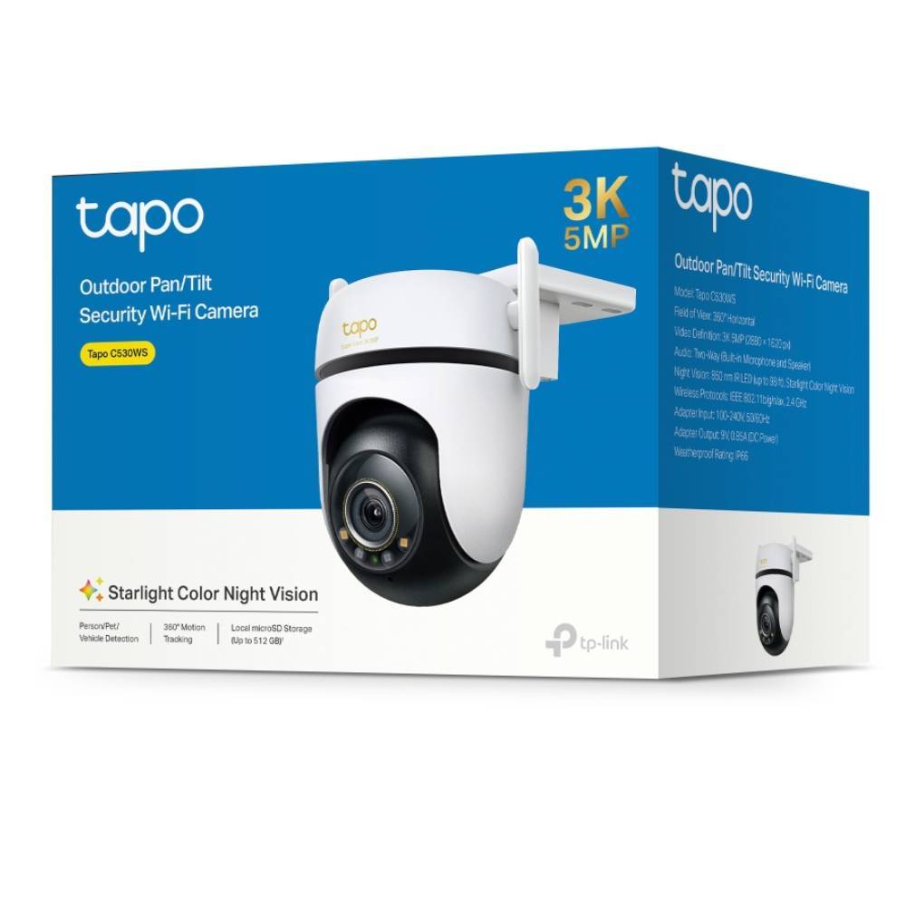 กล้องวงจรปิด TP-Link Tapo C530WS Outdoor Pan/Tilt Security WiFi Camera by Banana IT ราคา ถูกที่สุด ดีลบีเคเค แกลเลอรีภาพที่ 6