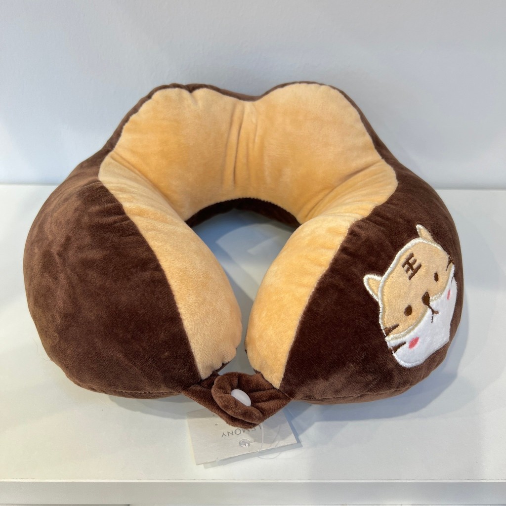 LEMONY Dual-color animal series U-shaped pillow หมอนรองคอรูปตัวยู ทูโทน ซีรีย์น้องสัตว์สุดคูล (เสือ) ขนาด 270 กรัม