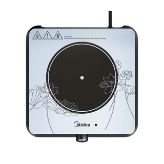 Midea เตาแม่เหล็กไฟฟ้า 1600W รุ่น COOKKY 1600 SERIES คละสี (แถมหม้อ)(ของแท้รับประกันศูนย์ 3 ปี)