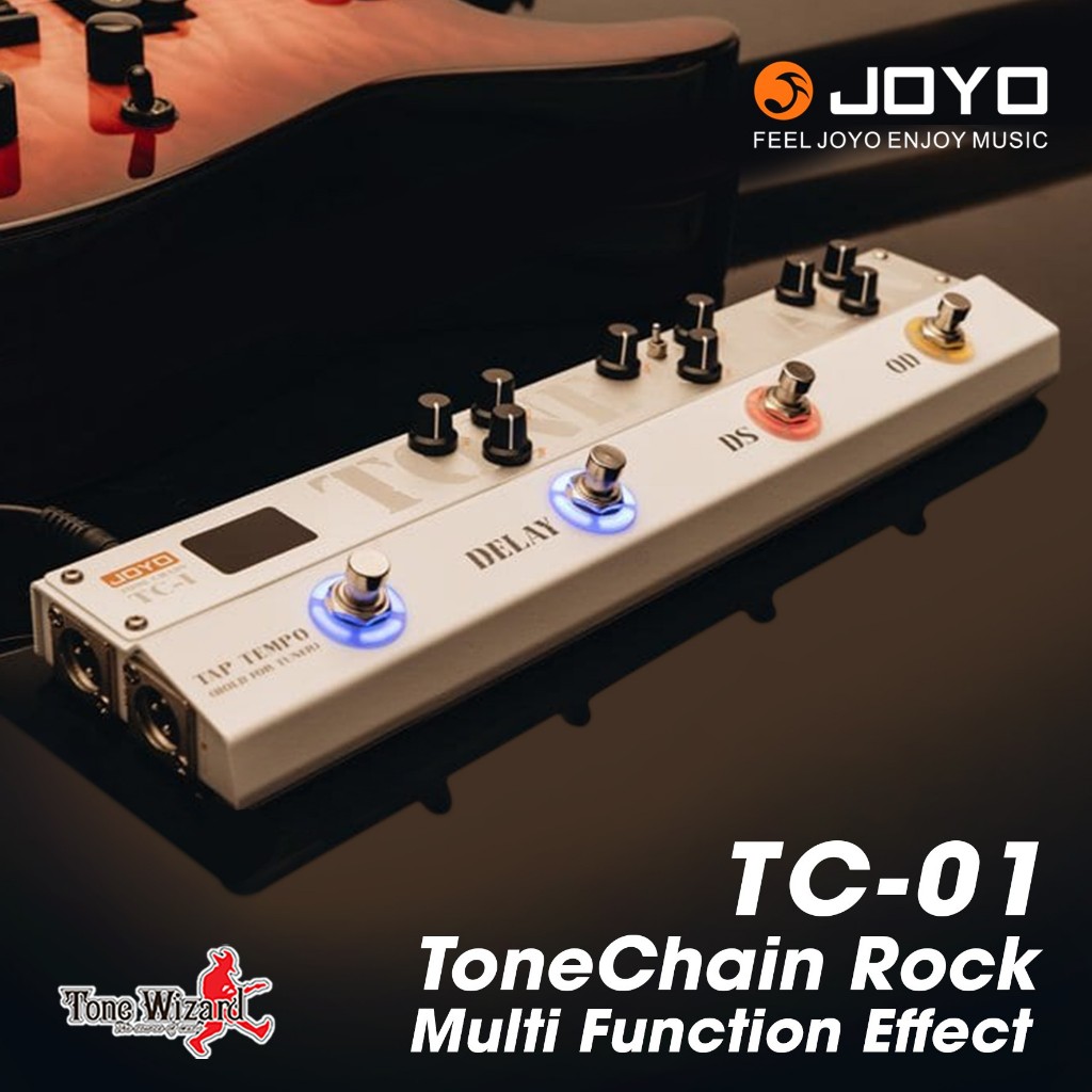 JOYO เอฟเฟค กีต้าร์ Multi Function Effect Pedal ToneChain Rock TC-1