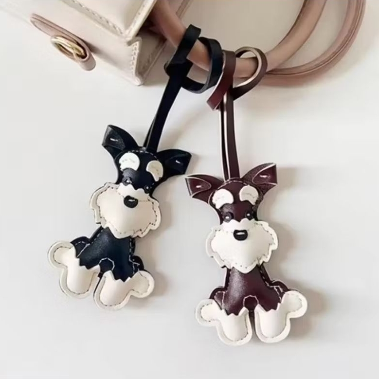 พร้อมส่งจากไทย 🐶 พวงกุญแจหมาชเนาเซอร์ จี้ห้อยกระเป๋า พวงกุญแจห้อยกระเป๋า เครื่องประดับกระเป๋า - รูปที่ 4