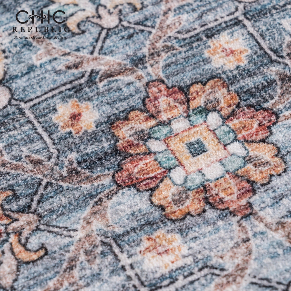 พรม CHIC REPUBLIC FIORENZA 200×240 ซม. สีฟ้าอมเขียว_2