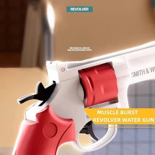ปืนฉีดน้ำ สำหรับเด็กผู้ชาย 3D REVOLVER WATER GUN สำหรับเทศกาลสงกรานต์