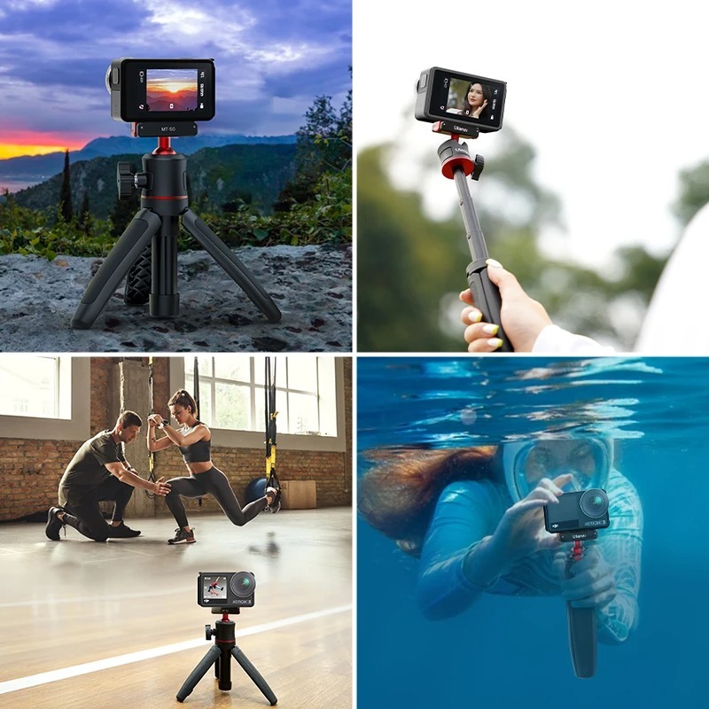 Ulanzi MT50 Magnetic Quick Release Tripod ขาตั้งกล้อง ไม้เซลฟี่ ระบบปลดเร็ว สำหรับ DJI Action 2/3/4