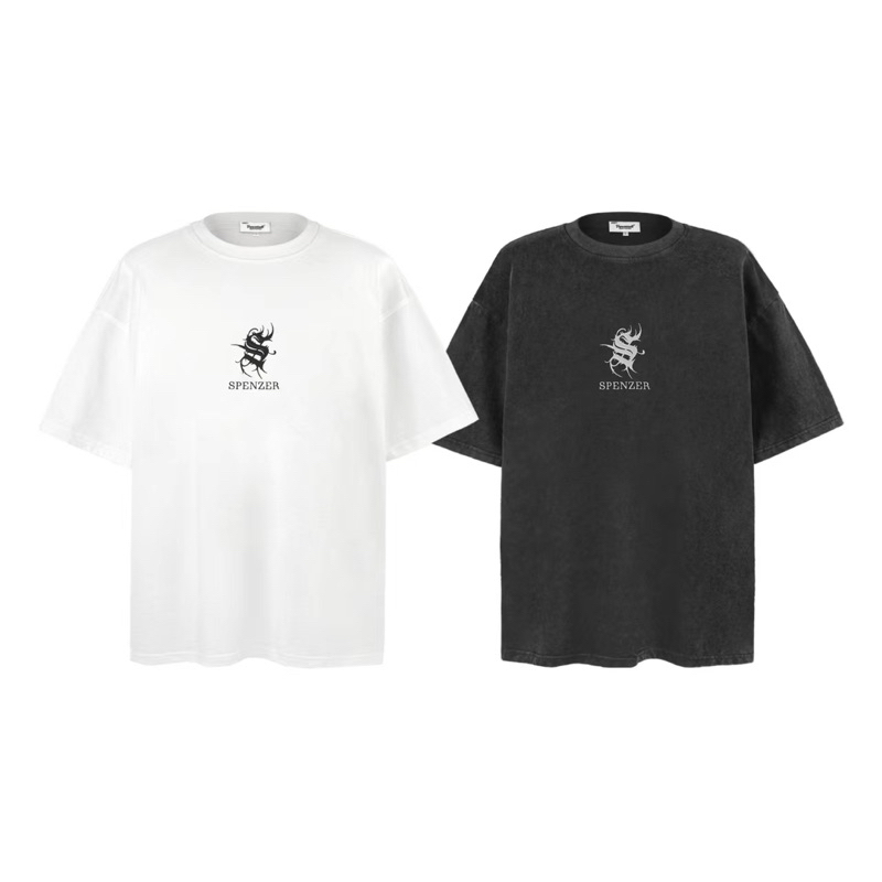 [พร้อมส่ง] Spenzer.street | Spenzer S01🖤โอเวอร์ไซส์ เสื้อผ้าสตรีท เนื้อผ้าดี ทันกระแส unisex 2025 ขา